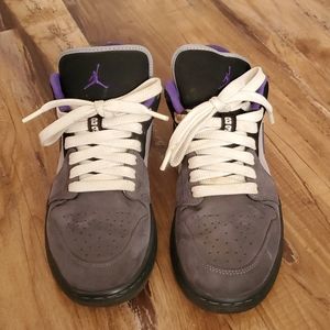Jordan 1s grey and purple